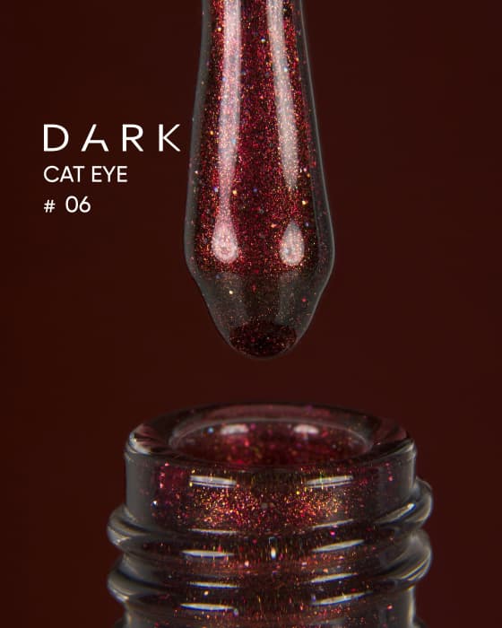 Гель-лак DARK Cat Eye №6, 10 мл — 5