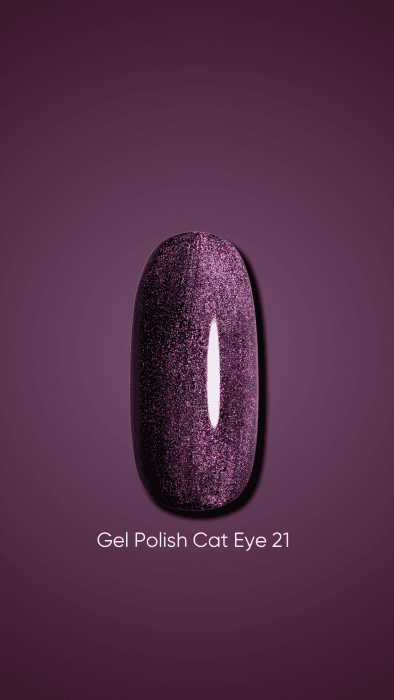 Гель-лак DARK Cat Eye №21, 6 мл