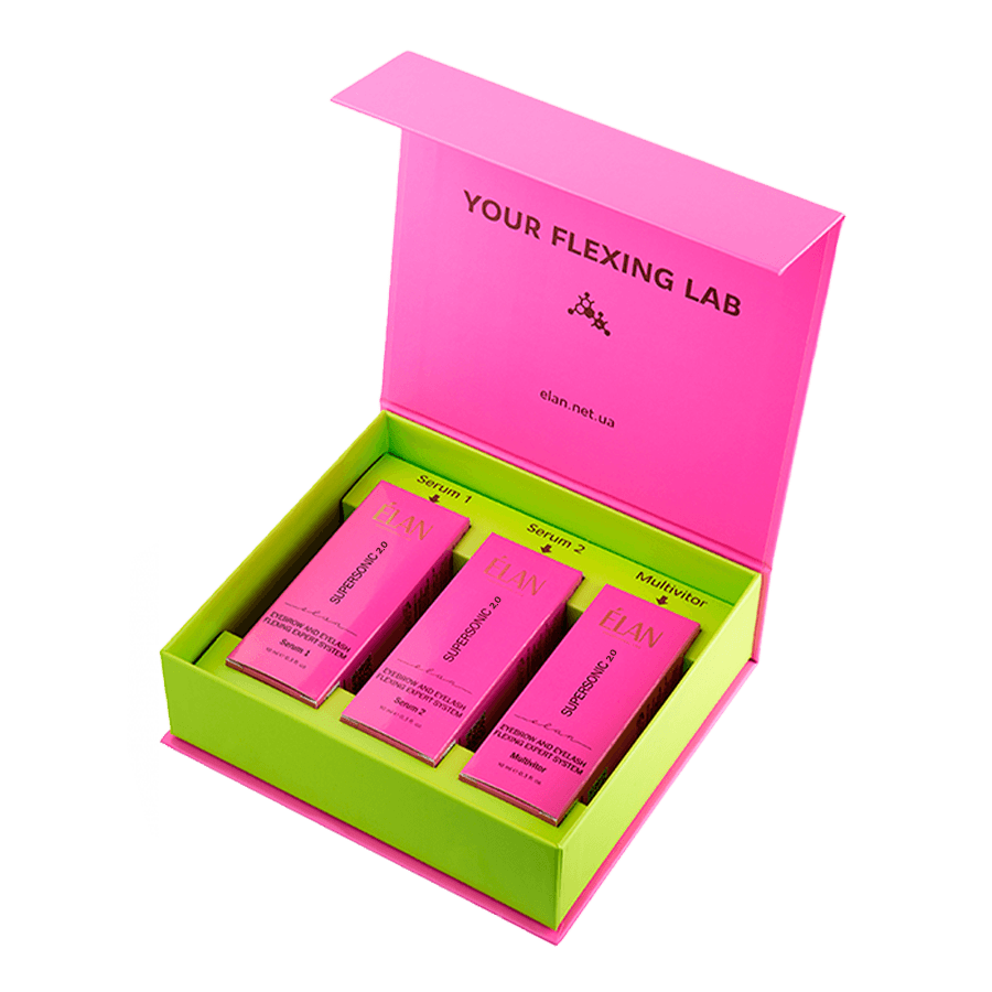 Набор эксперт-система флексинга бровей и ресниц ELAN «SUPERSONIC 2.0» PINK