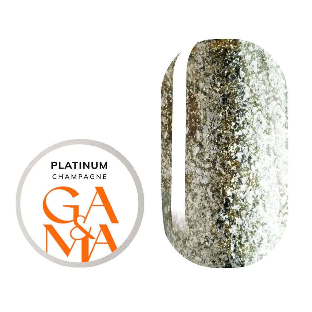 Жидкая фольга Ga&Ma Platinum Champagne, 5 г