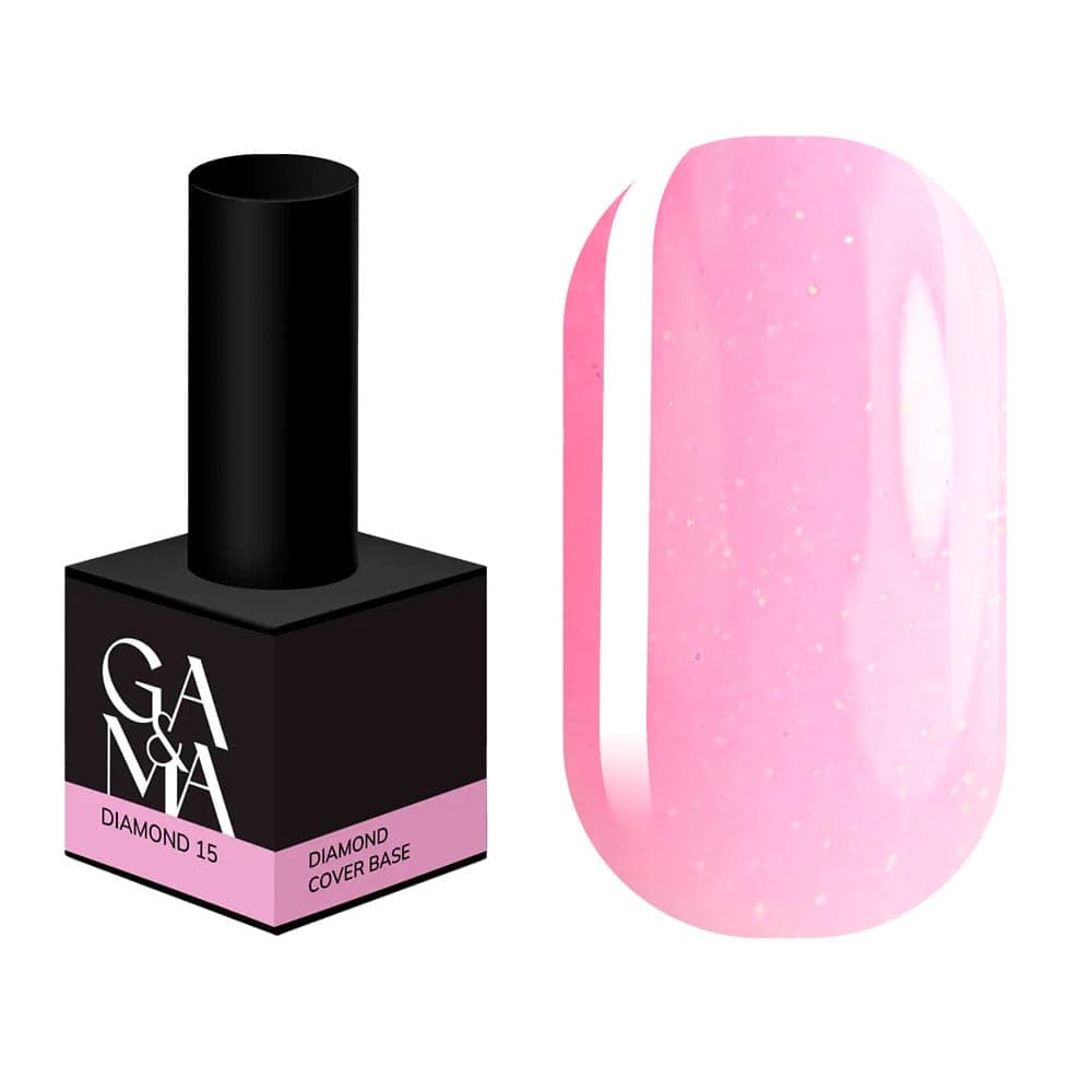 База Ga&Ma Diamond №15 с шиммером, 15 мл