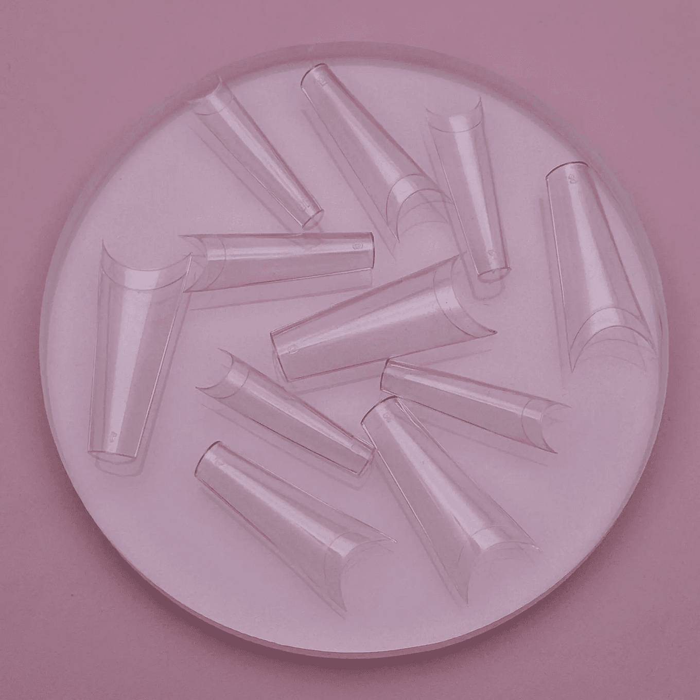 Гелевые типсы для наращивания Easy "Свободный край" — 2