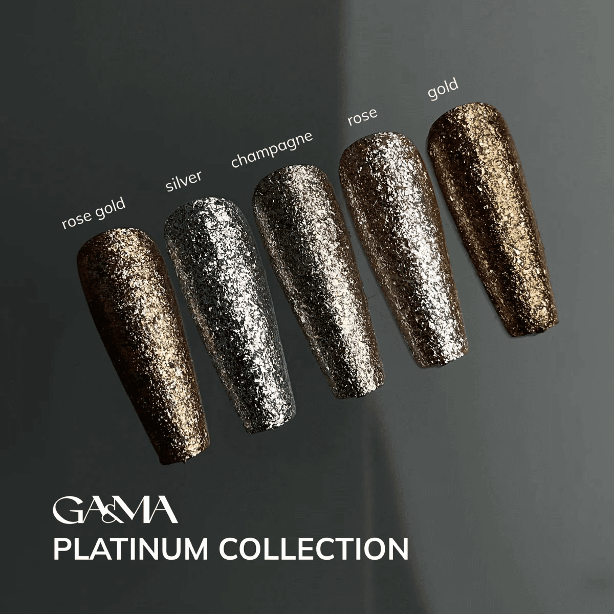 Жидкая фольга Ga&Ma Platinum Gold, 5 г — 3