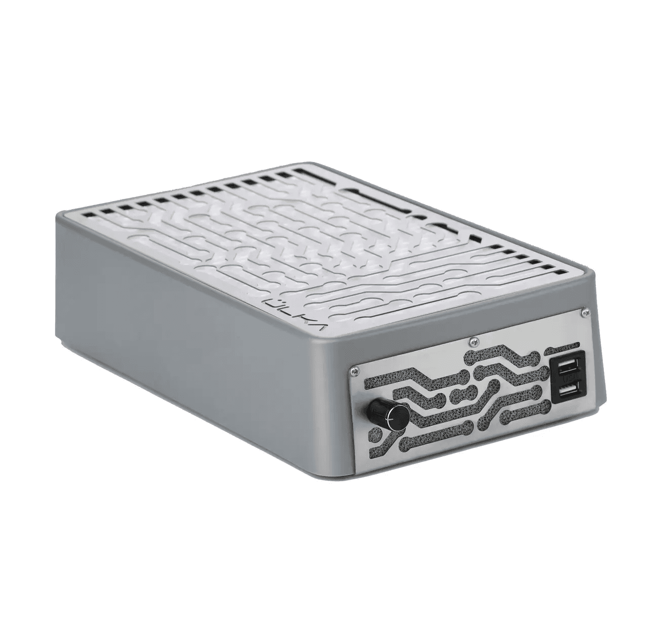 Переносная вытяжка для маникюра и педикюра с фильтром Ulka Nano, серая