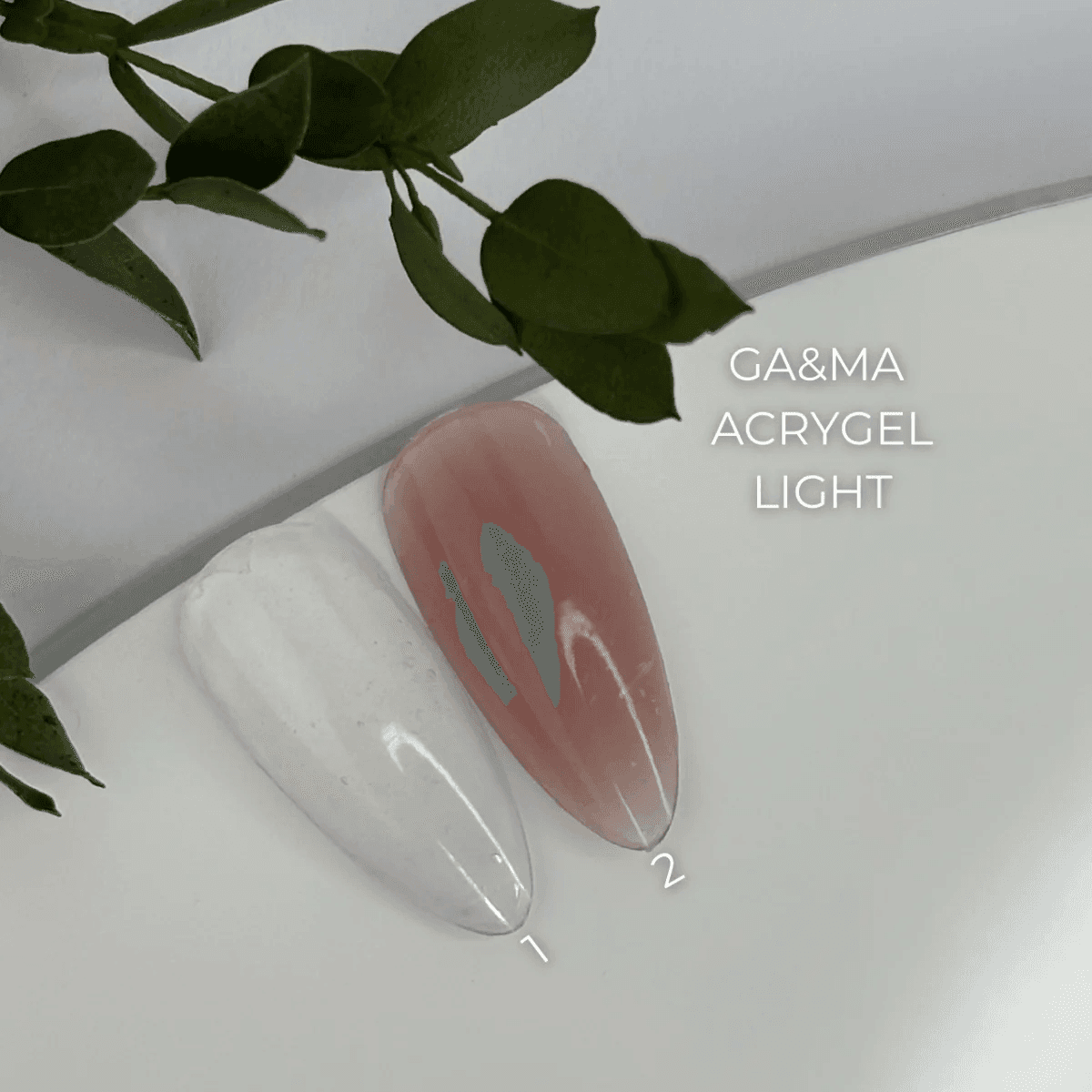 Акригель Ga&Ma Light №1 прозорий, 30 мл — 3