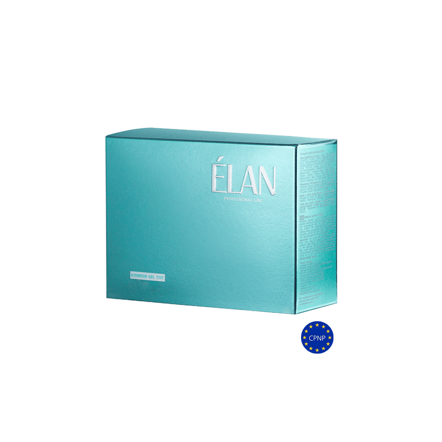 Гель-краска для бровей с окислителем ELAN, тон 02, темно-коричневый