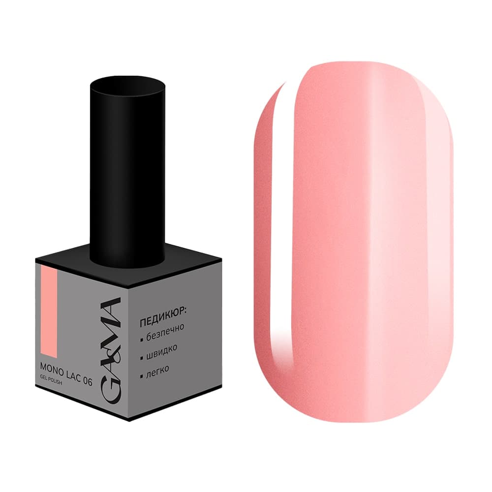Однофазний гель-лак GA&MA Mono Lac №06, 6 мл