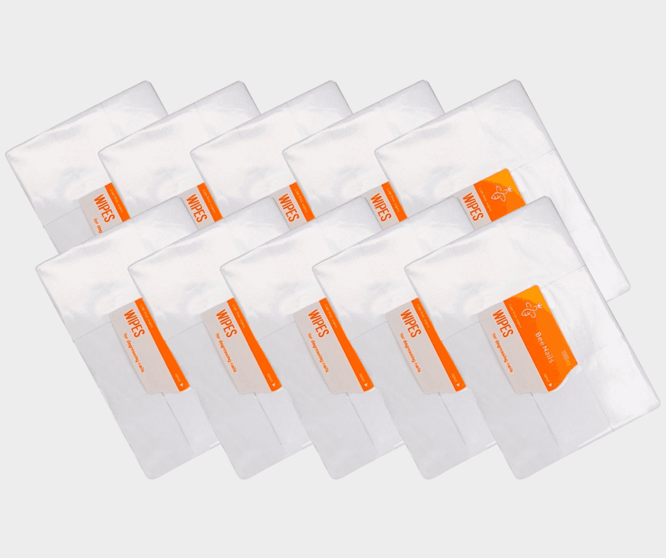 Серветки безворсові Bee Nails 10 уп. по 1000 шт