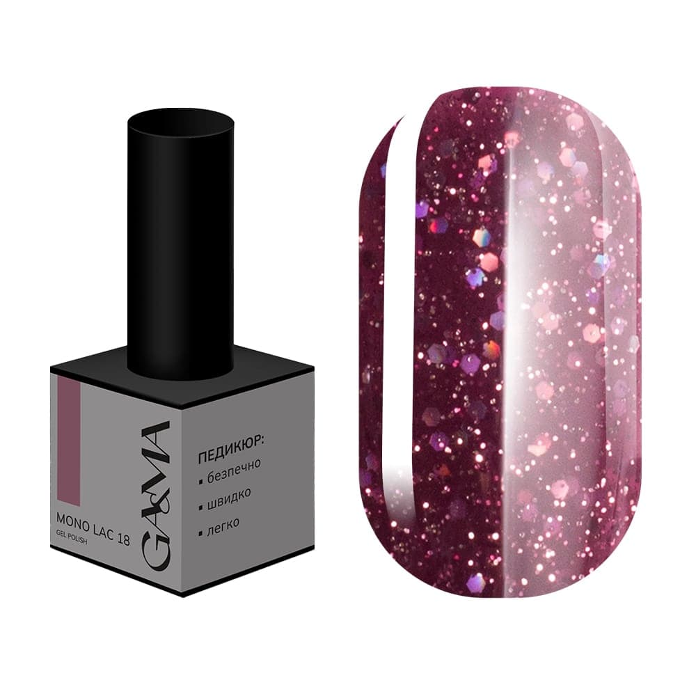 Однофазний гель-лак GA&MA Mono Lac №18, 6 мл