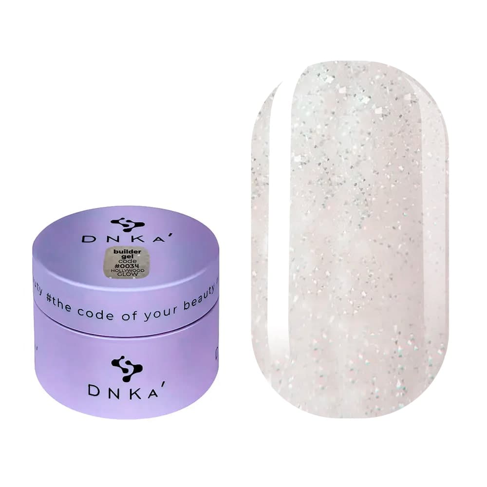 Гель DNKa Builder №34 Hollywood Glow, 30 ml