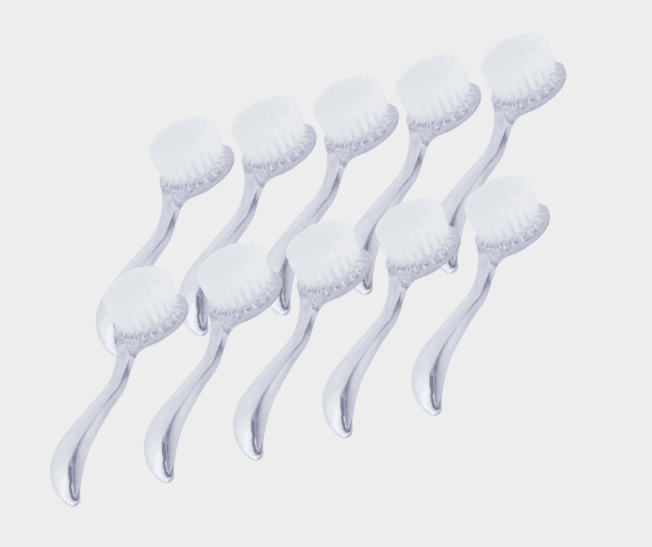 Щітка з ручкою, кругла, 10 шт. — 2