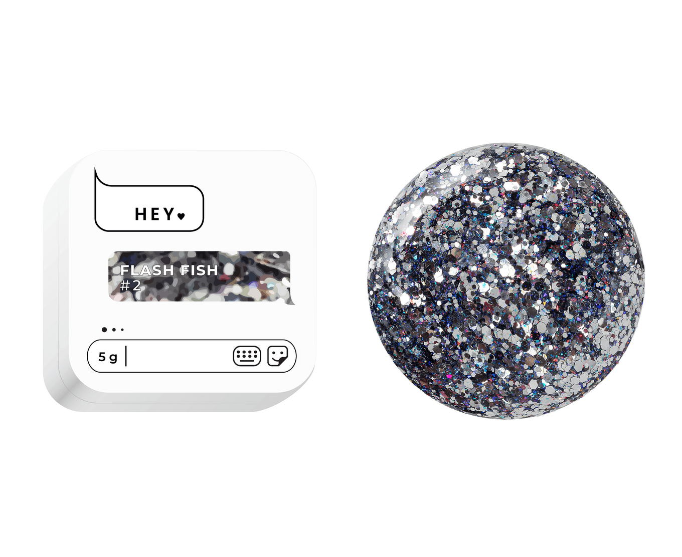 Гель для дизайна HEYLOVE Flash Fish №2, 5 г