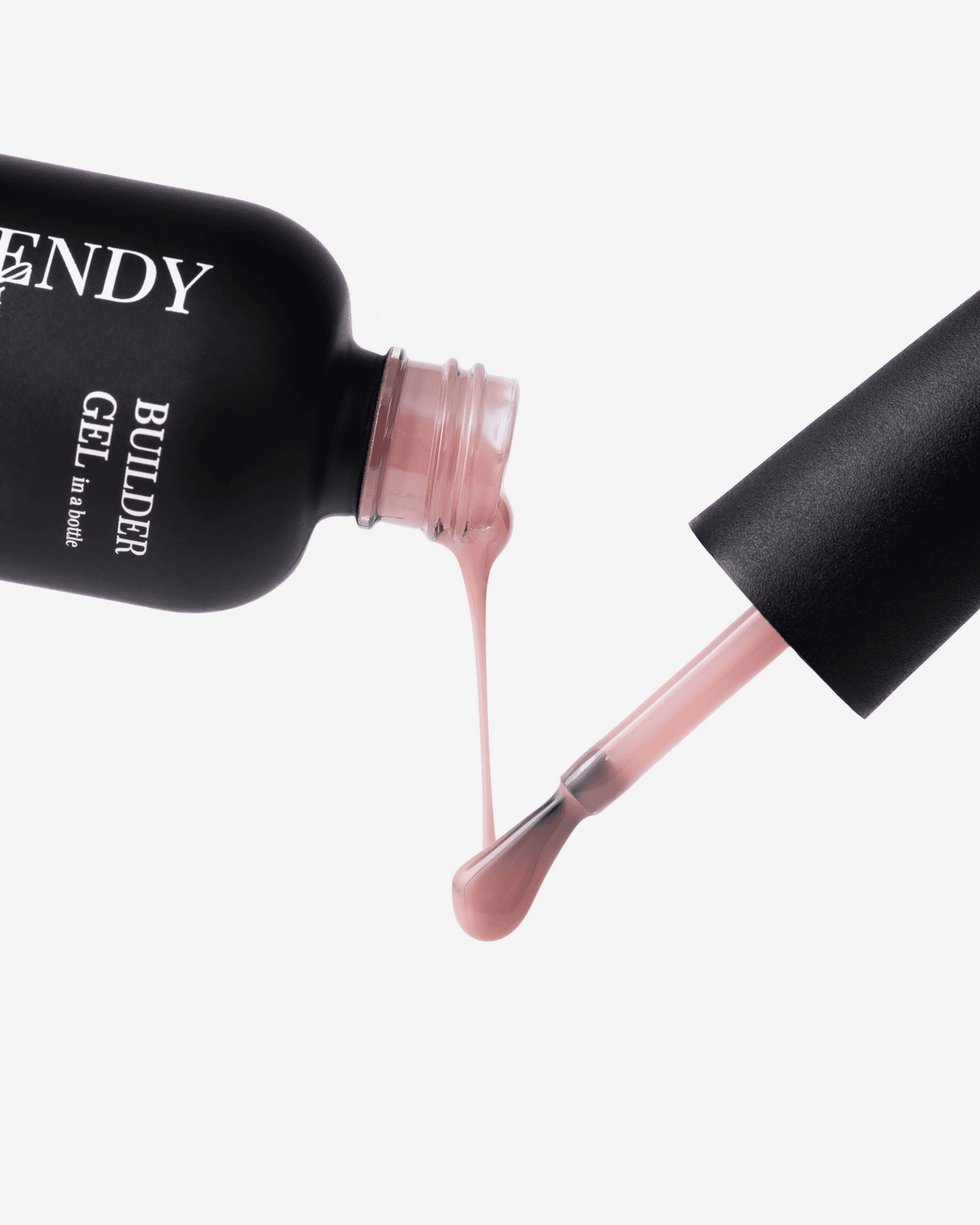 Trendy Nails Builder Gel in a bottle Silver Peony, 15 мл — 2