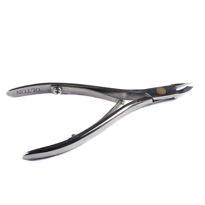 Накожницы для кутикулы Olton размер XS+чехол (кожа)