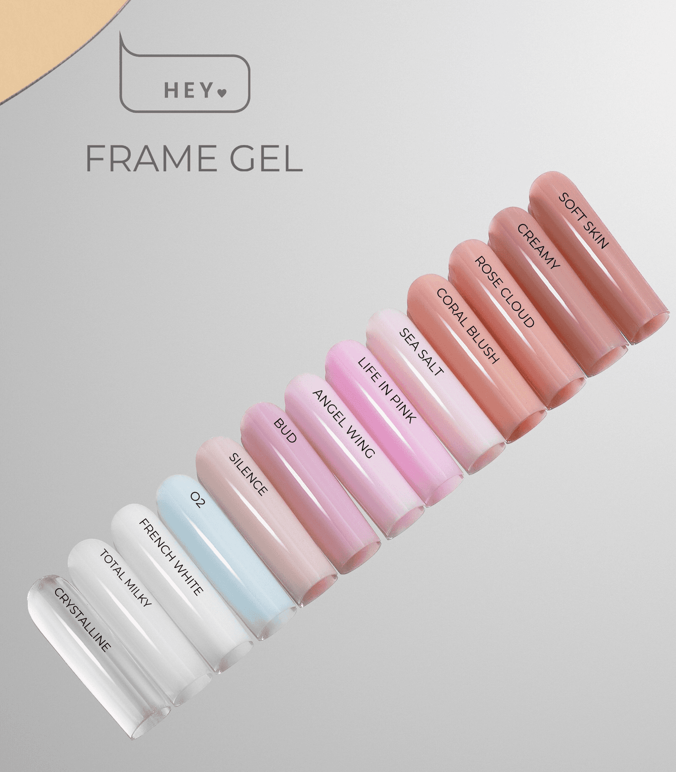 HEYLOVE Frame Gel "Bud", лилово-розовый, 30 мл — 3