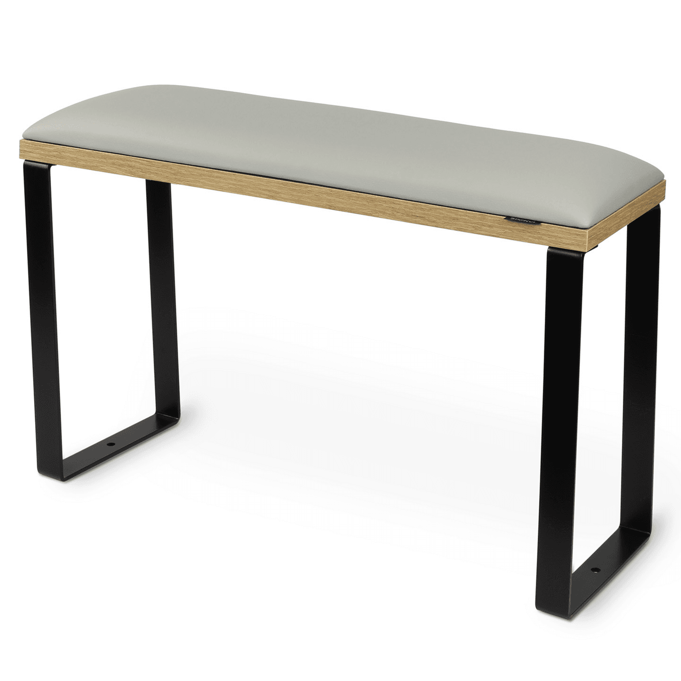 Подставка для педикюра Loft на черных металлических ножках на коричневой основе Cloud