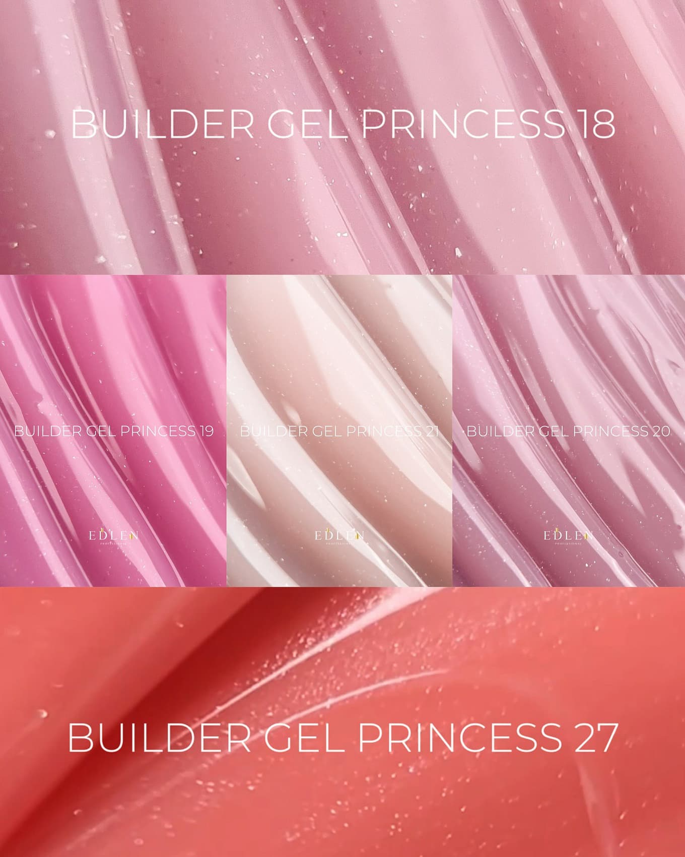 Edlen Builder Gel Princess №27, 30 мл — 3