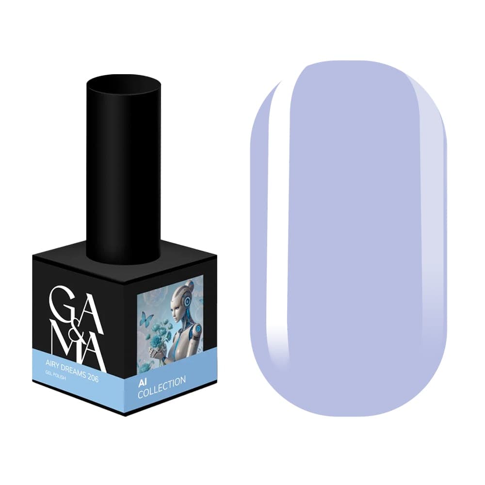Гель-лак Ga&Ma №206, AI collection, Airy Dreams, 10 мл