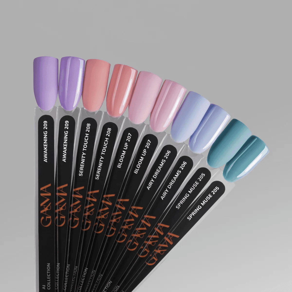 Гель-лак Ga&Ma №205, AI collection, Spring Muse, 10 мл — 2