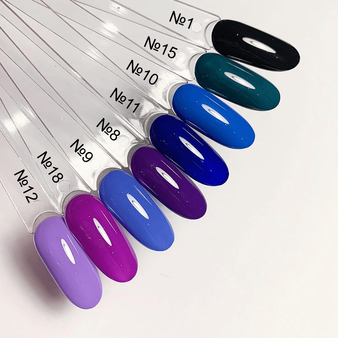 DARK Stamping polish №10, синий, 10 мл — 2