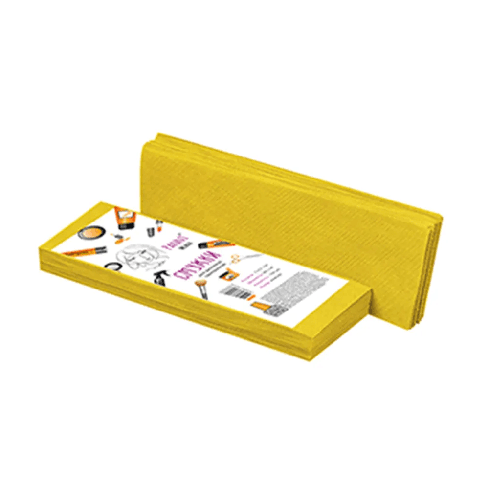 Смужки для депіляції Panni Mlada 80 г/м 7x22 см, жовті, 100 шт