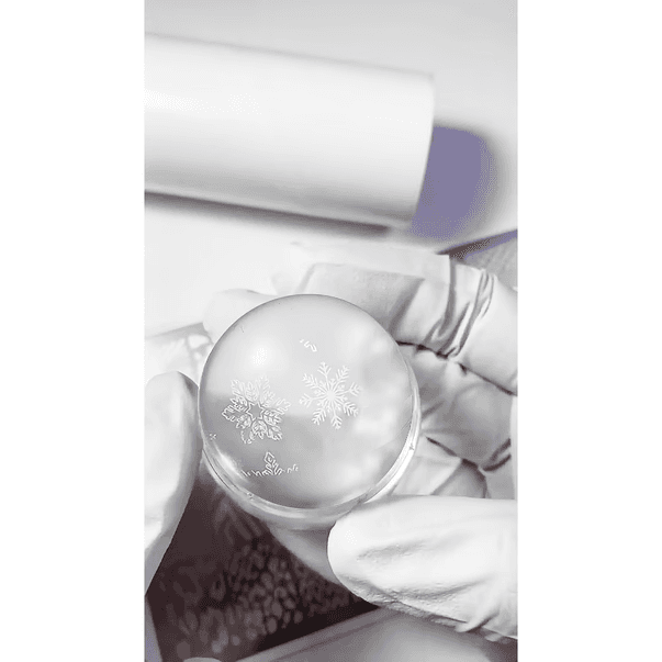 Лак для стемпинга VAKULA №1, белый, 8 мл — 3