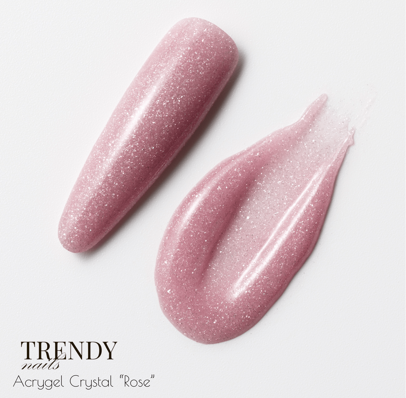 Акригель Trendy Nails Crystal Rose, 15 г — 2