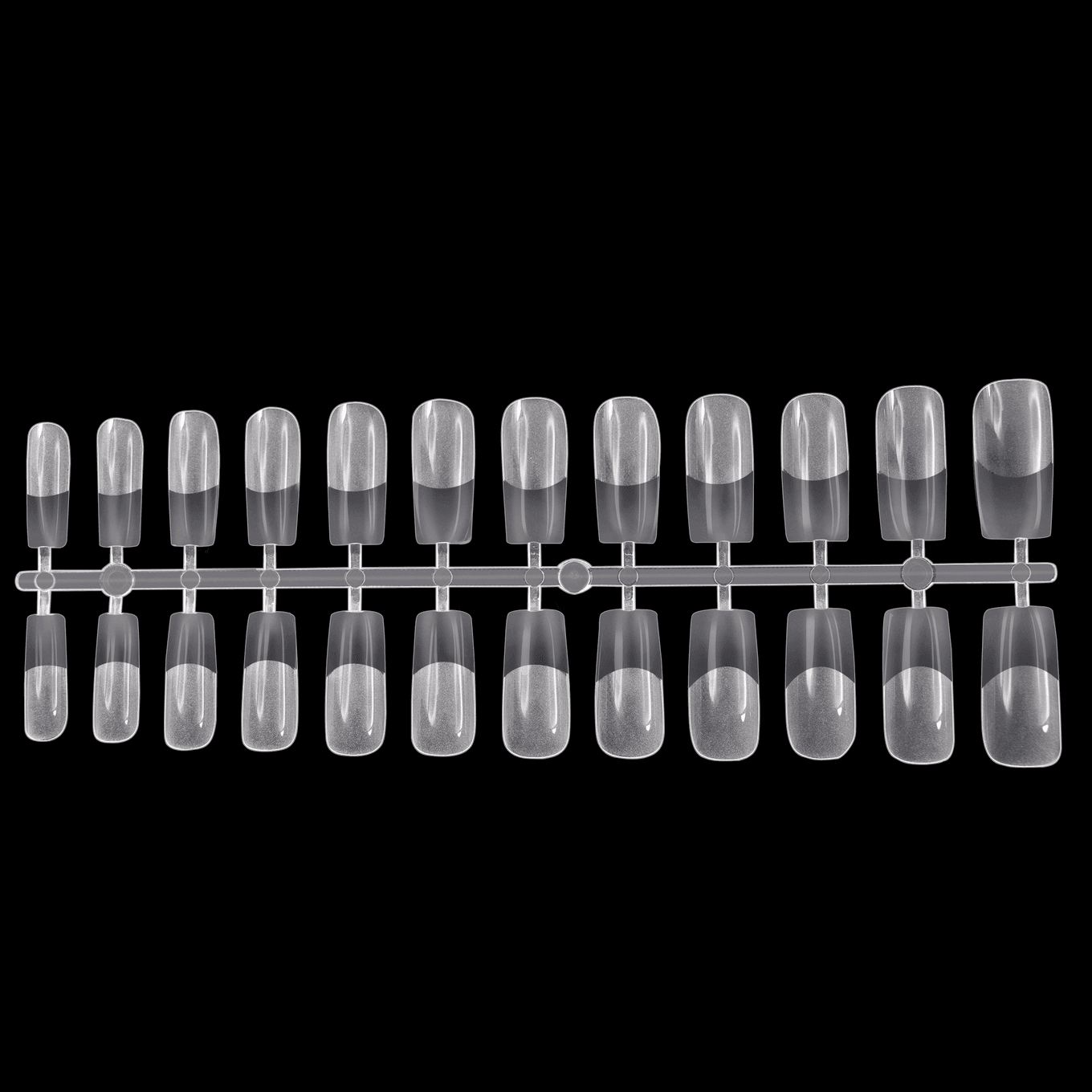 Гелеві типси Global Fashion квадрат, пластина 24 шт.