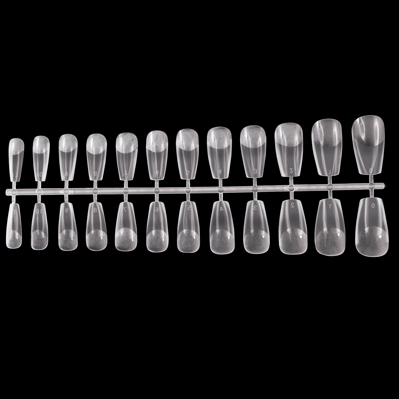 Гелеві типси Global Fashion середня балерина, 504 шт. — 2