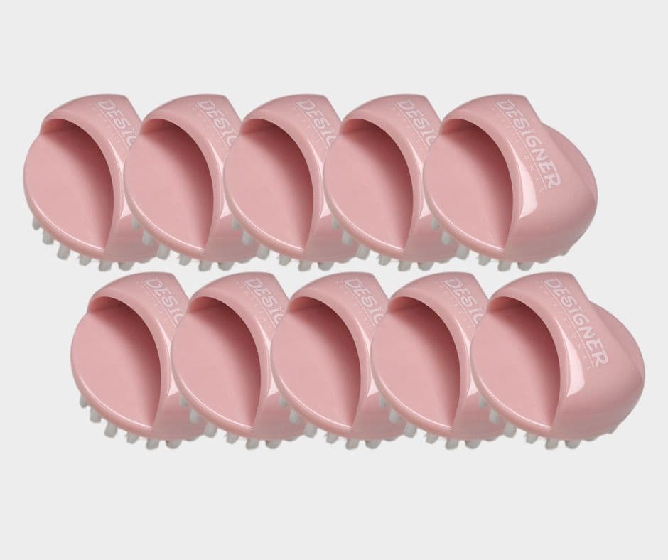 Щітка кругла Designer, рожева, 10 шт