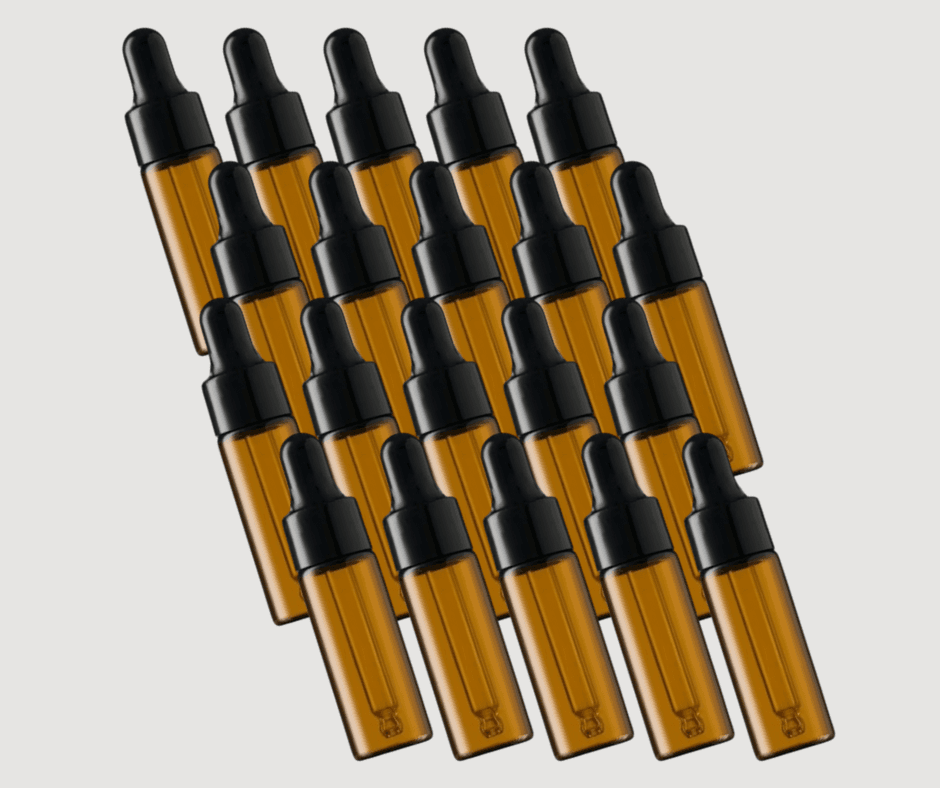 Бутылочка Сидней с пипеткой, коричневая, 5 мл, 20 шт