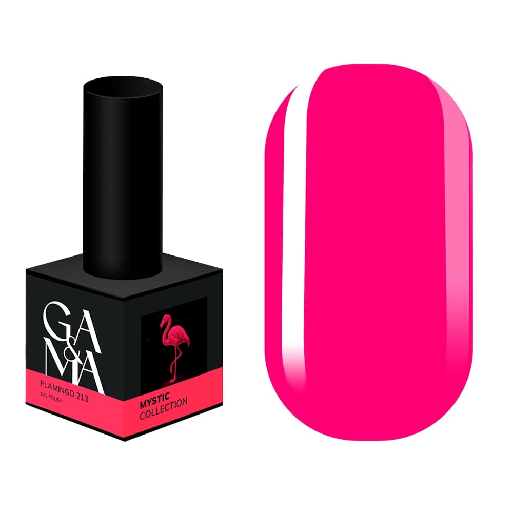 Гель-лак Ga&Ma №213 Mystic collection, Flamingo, 10 мл
