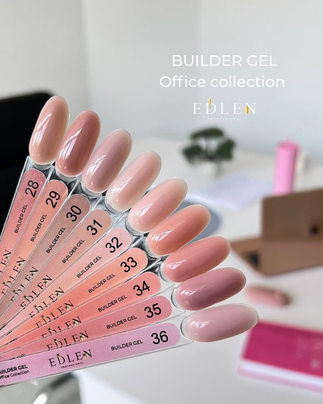 Edlen Builder Gel Office №35, 15 мл — 3