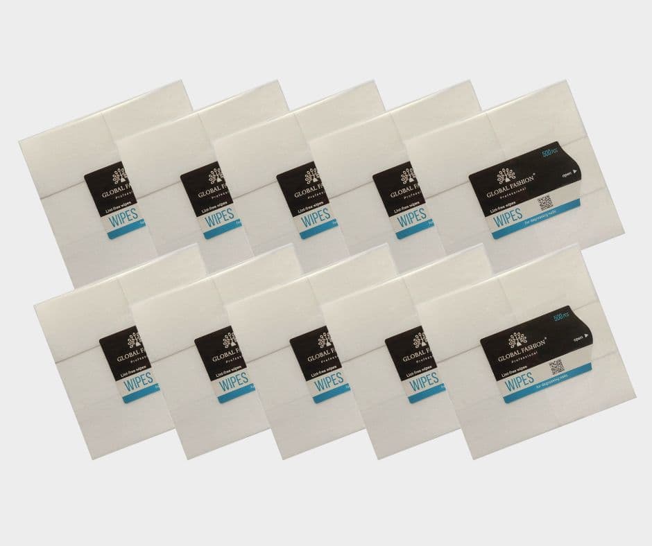 Серветки безворсові GF 500 шт 10 уп