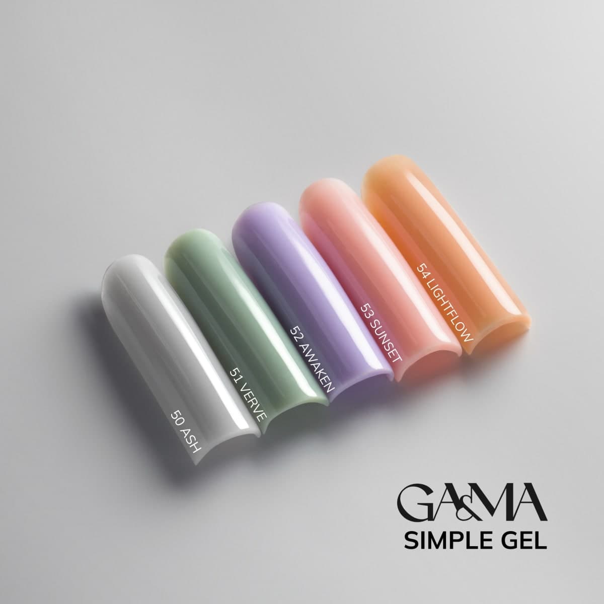 Гель Ga&Ma Simple gel №52 Awaken, 15 мл — 4