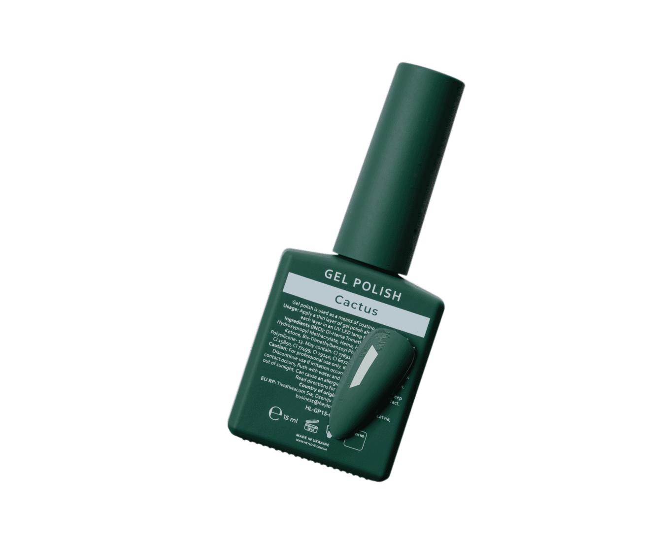 Гель-лак HEYLOVE gel polish, Cactus, 15 мл — 3