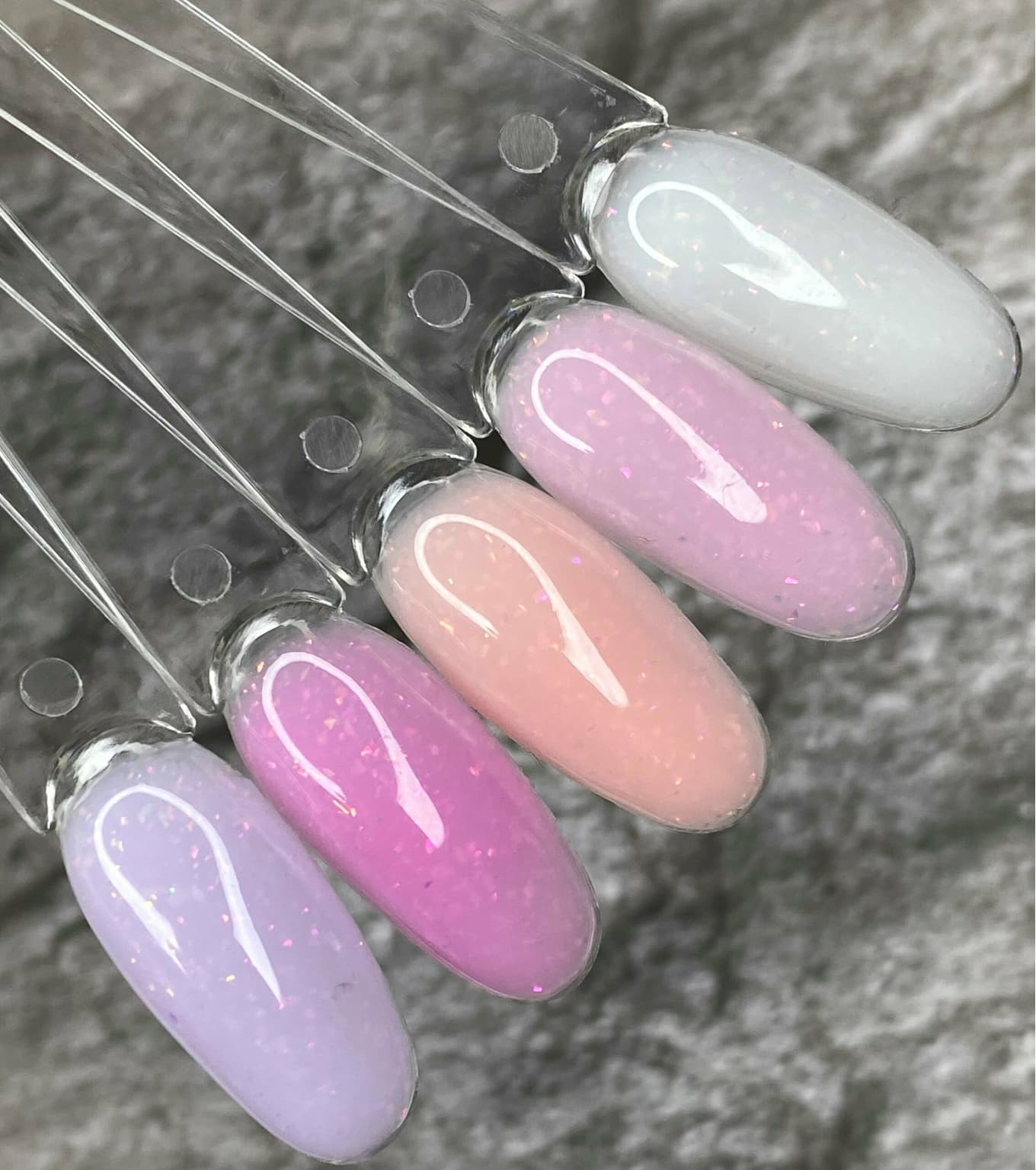 Камуфлирующий гель Nika Zemlyanikina Builder gel Diamond Crimson, 30 мл — 4