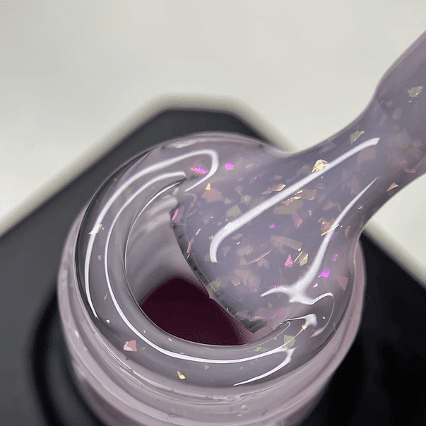 Каучуковая база Nika Zemlyanikina Rubber base Diamond Pink, 15 мл — 2