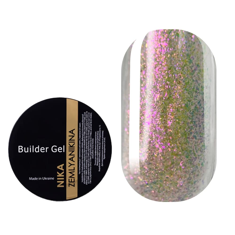 Гель для наращивания Nika Zemlyanikina Builder gel Festival №06, 15 мл