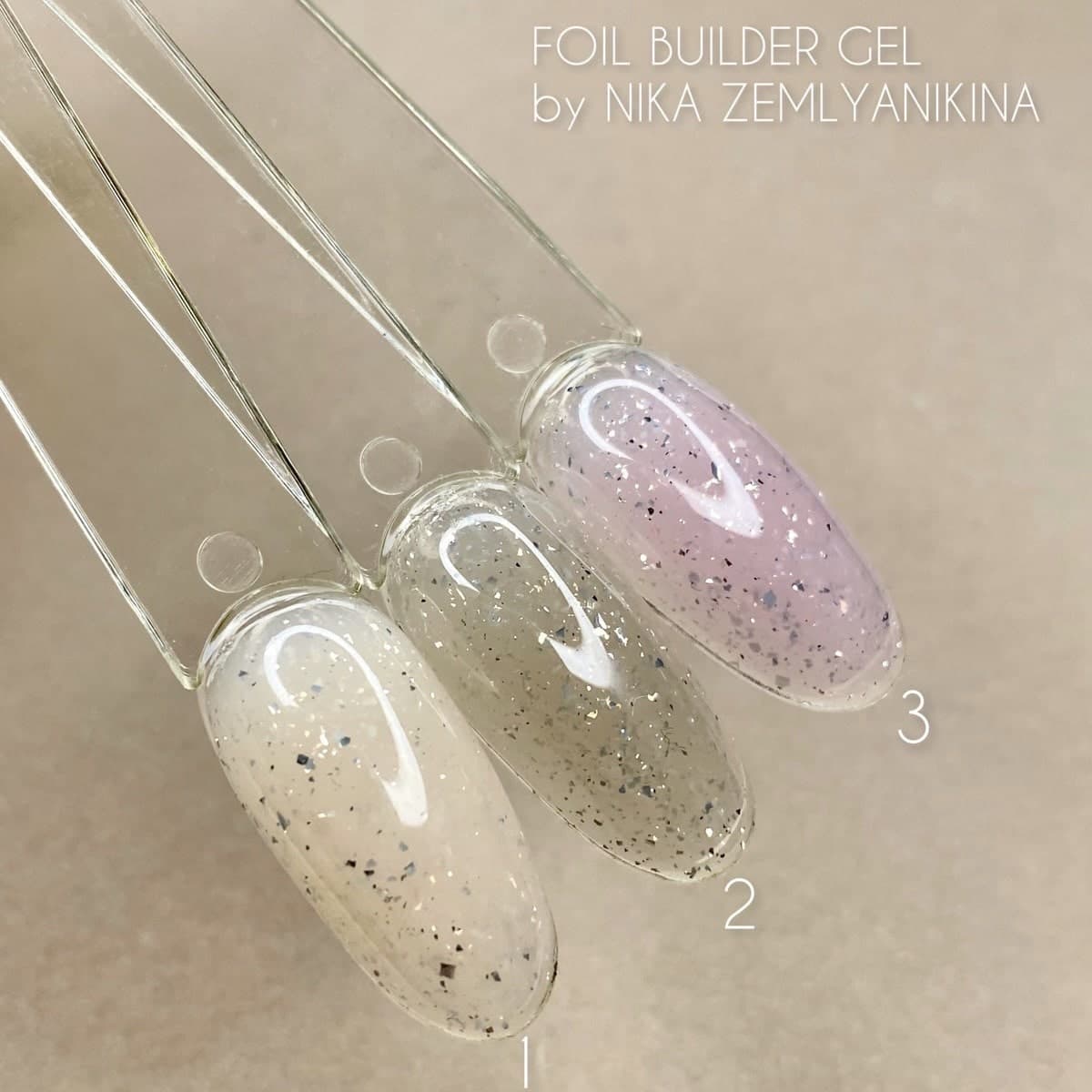 Гель для наращивания Nika Zemlyanikina Builder gel Foil №2, 30 мл — 4
