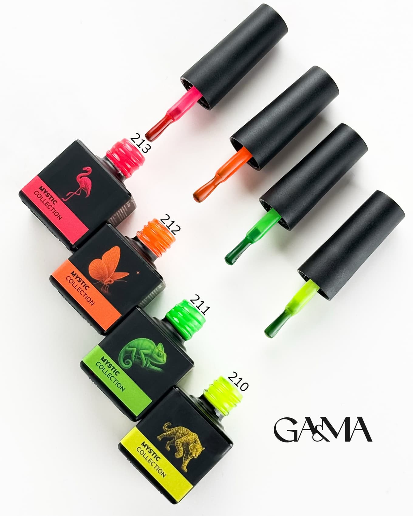 Гель-лак Ga&Ma №212 Mystic collection, Butterfly, 10 мл — 3