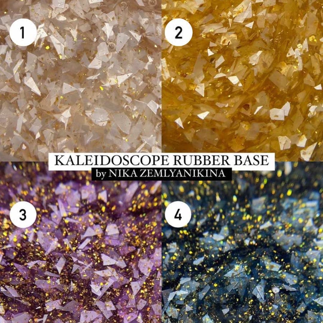 Каучуковая база Nika Zemlyanikina Rubber base Kaleidoscope №02, 15 мл (банка) — 4