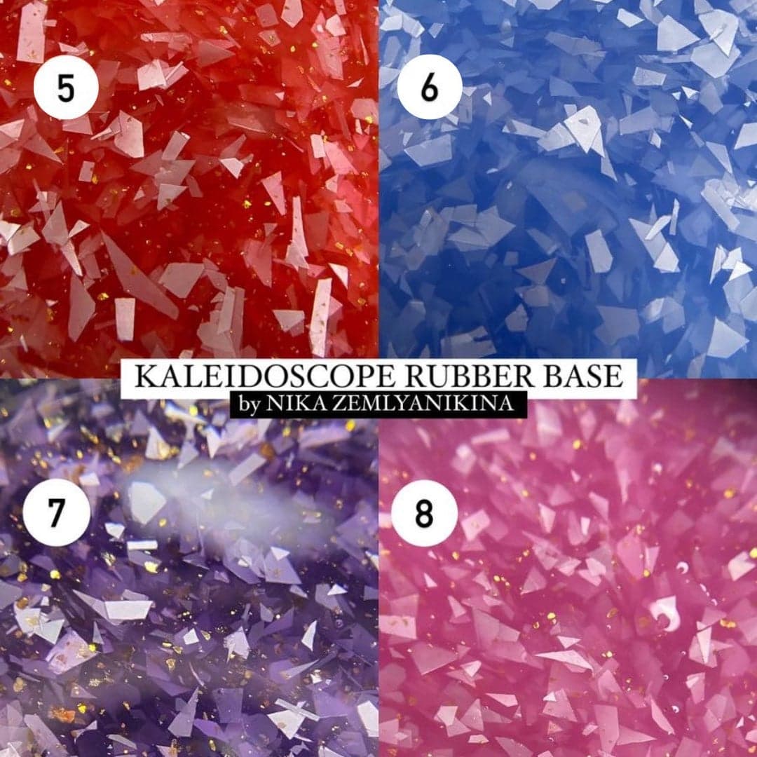 Каучуковая база Nika Zemlyanikina Rubber base Kaleidoscope №05, 15 мл (банка) — 3
