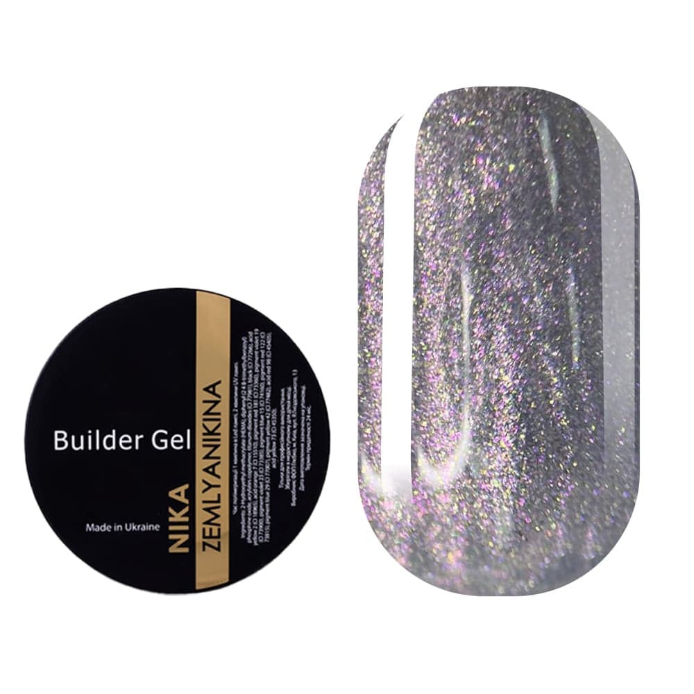 Гель для наращивания Nika Zemlyanikina Builder gel Mermaid №01, 15 мл