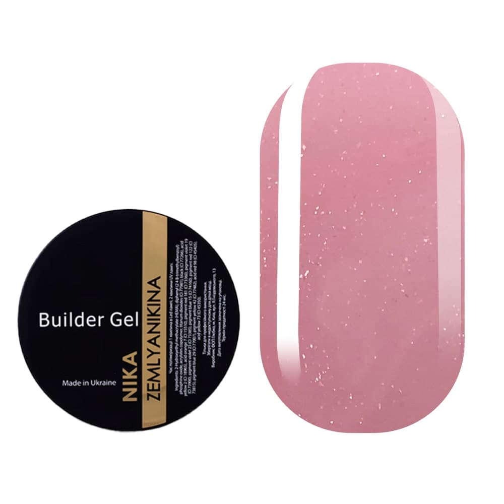 Камуфлирующий гель Nika Zemlyanikina Builder gel Pink Lace, 30 мл