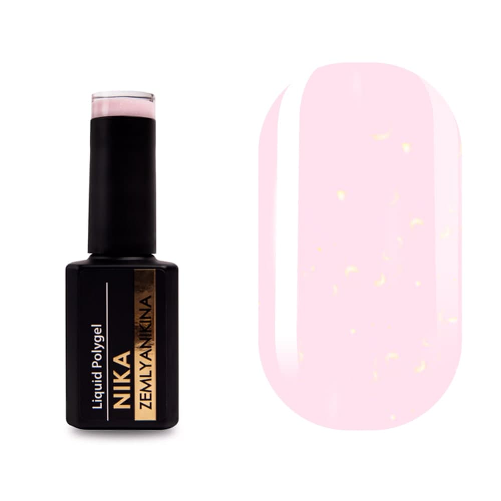 Жидкий акригель Liquid Polygel Nika Zemlyanikina Pink Opal, 15 мл