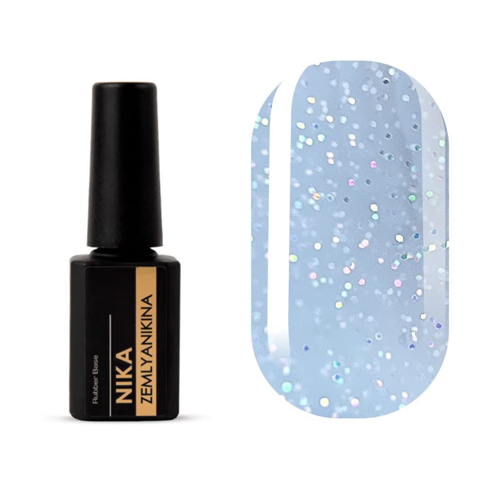 Каучуковая база Nika Zemlyanikina Rubber base Shine Nice, 15 мл