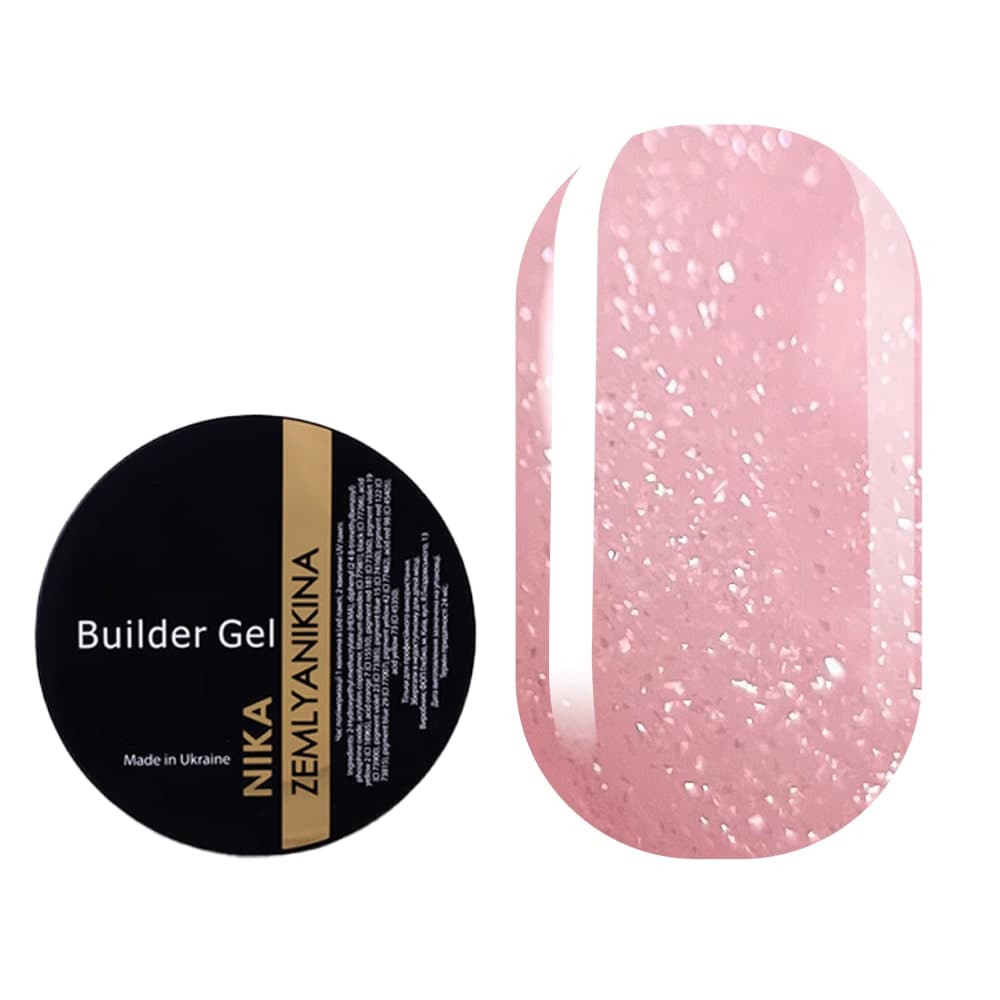 Гель для наращивания Nika Zemlyanikina Builder gel Sugar Candy, 30 мл