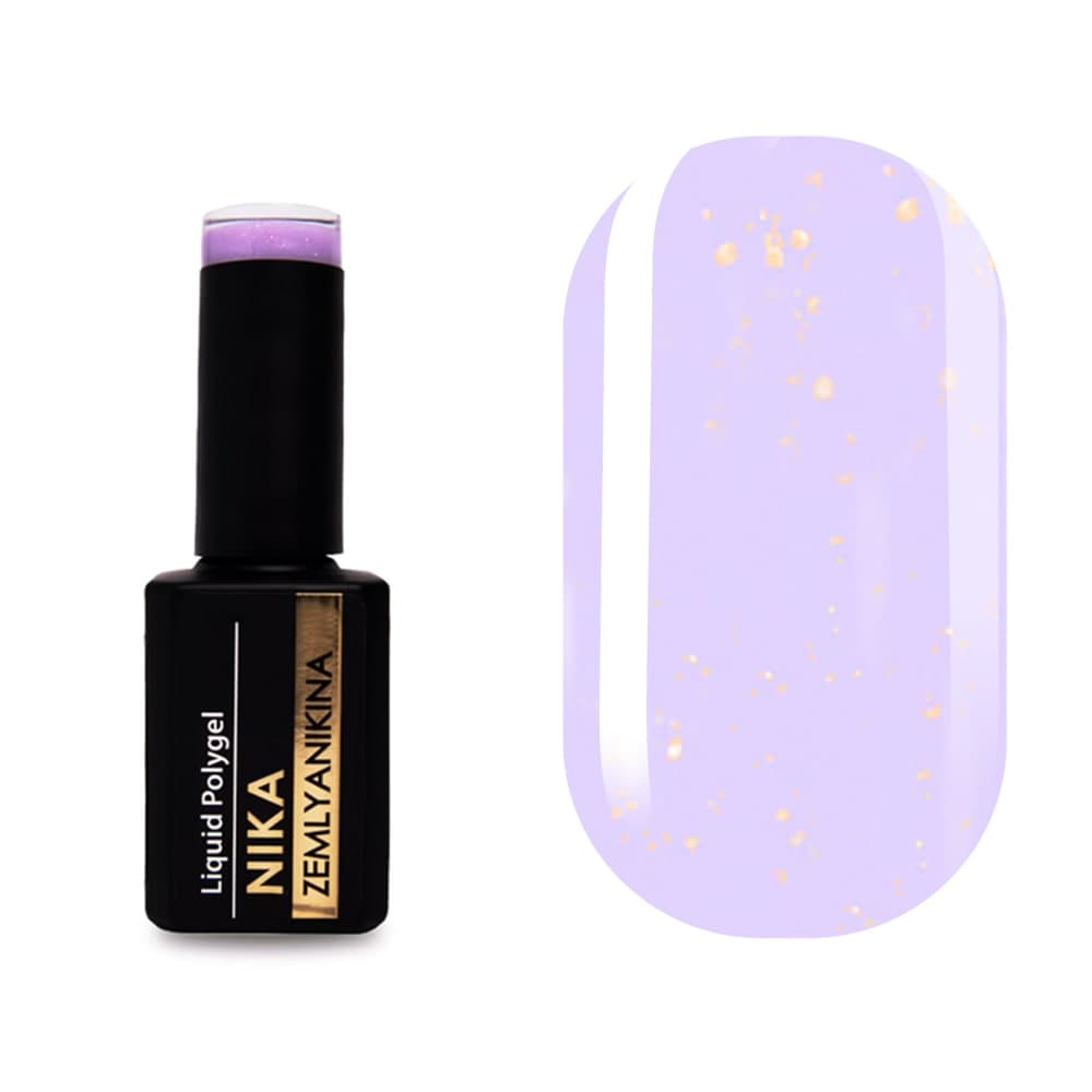 Жидкий акригель Liquid Polygel Nika Zemlyanikina Violet Opal, 15 мл