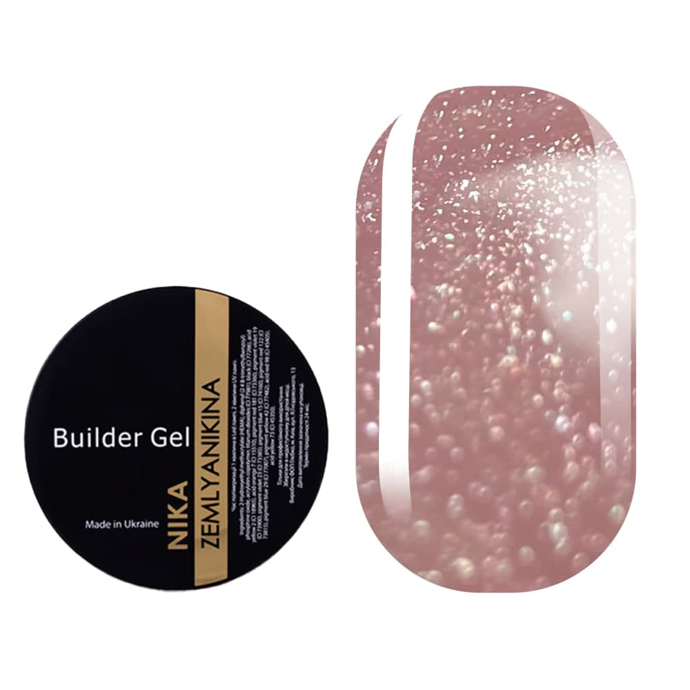 Гель для наращивания Nika Zemlyanikina Builder gel Cappuccino, 30 мл